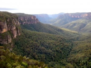The magnificent Grose Valley seen from Govett's Lookout