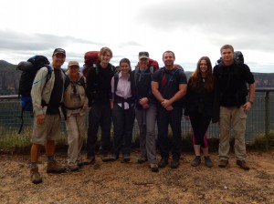 The before shot - everyone is strong and happy