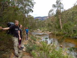 We made the valley floor and followed Greaves Creek