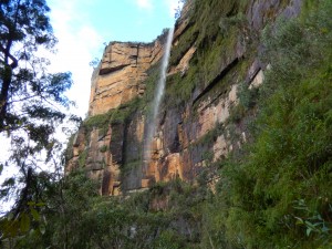 The majestic Bridal Veil Falls which we walked under on our final climb