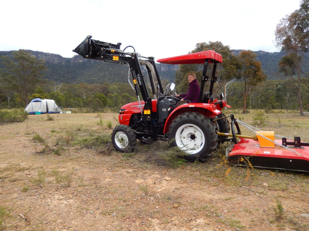 Look out world - Julie in her new element 