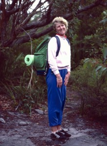 A blast from the past - Julie the backpacker in 1985