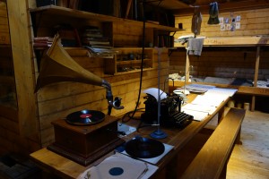 Inside the replica of Mawson's Hut - how  could they live in such tight quarters for so long?