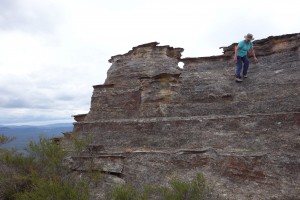 Some of the sections across the top of the Crown were as difficult as the climb up