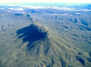 Majestic Pantoneys Crown from the air (not my photo).  This geological wonder stands out for all the see but very few stand on top.