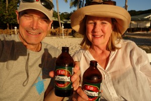 When in Fiji one must partake in the local customs - like drinking Fiji Bitter at sunset