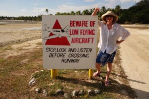 Plantation Island has its own dirt runway with its own unique hazards