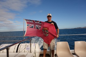 Flying the flag - we're all Fijians, at least for a week