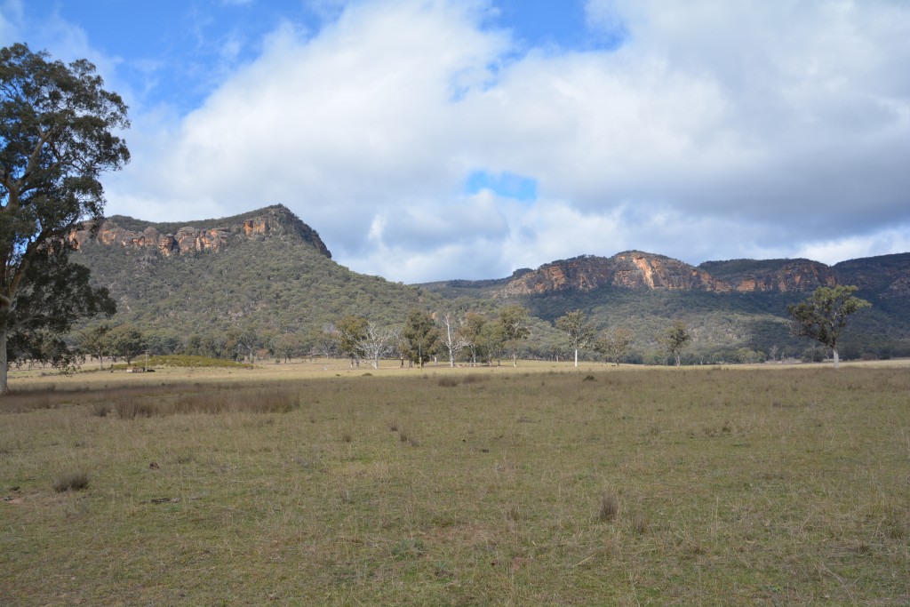 Capertee Valley with majestic escarpments all around - perfect Jessie country