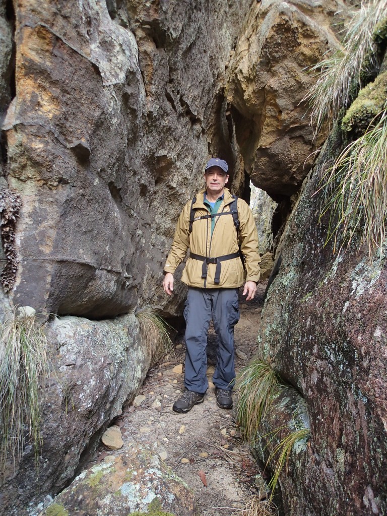 I came out the other side of this foreboding rock feature...but there was more to come