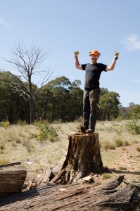 Does that tree in the background look nervous?