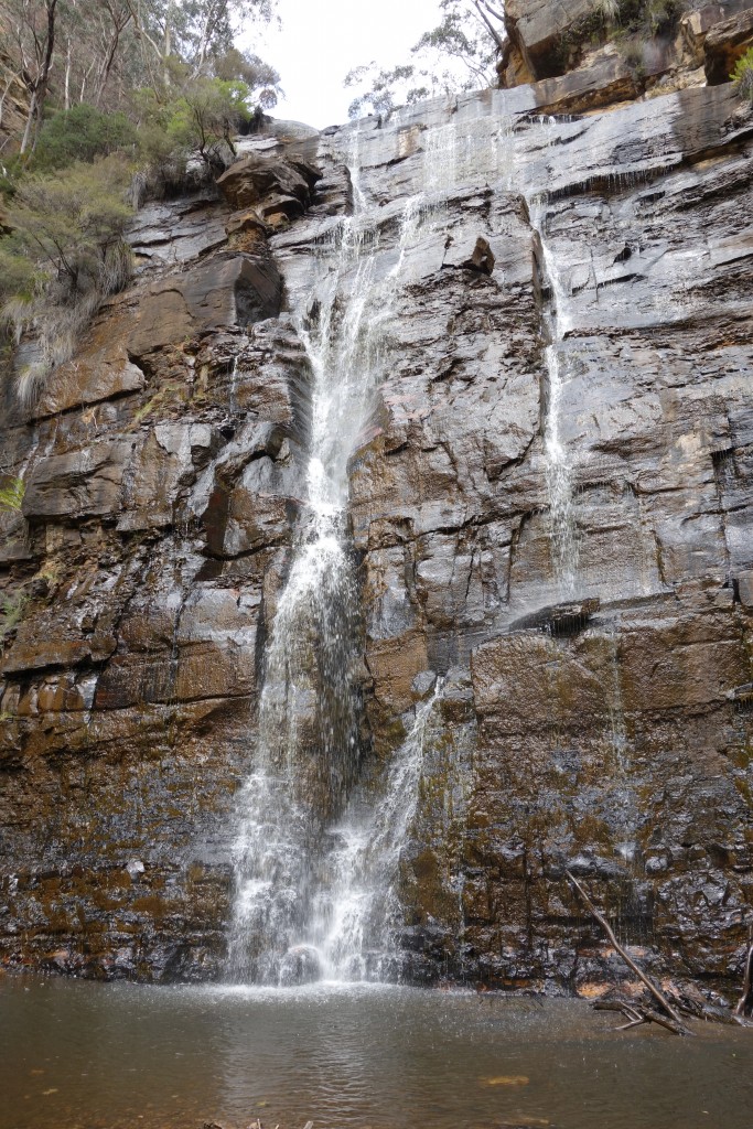 The Wolgan Falls - I'd love to be here after heavy rains but I think it would take a parachute to do it