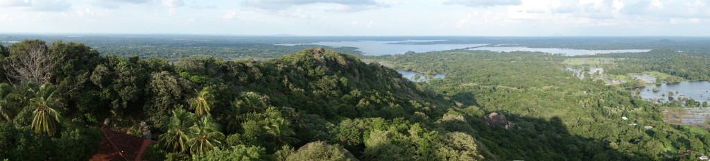 Panoramic views from the top of Meditation Rock - a stunning way to end an huge day