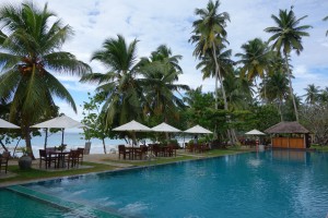 The Paradise Beach Hotel, our home for a few days and very hand for the beach and pool