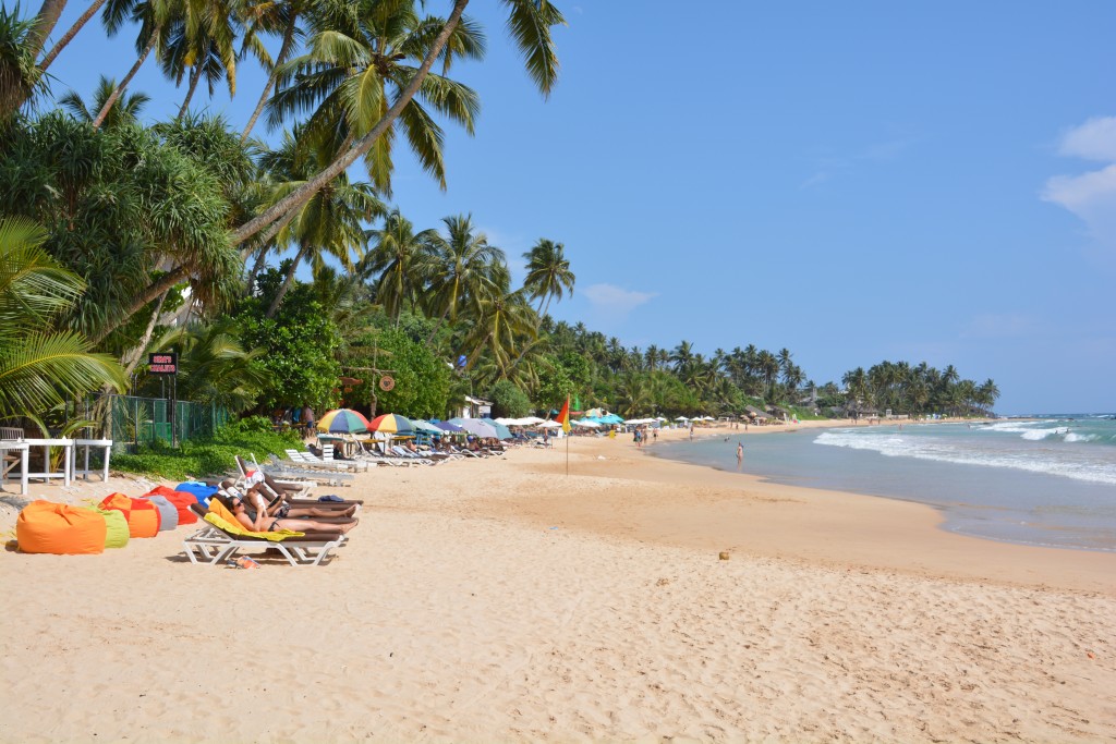 Beautiful scenes along the beaches of the south-western coastline of Sri Lanka