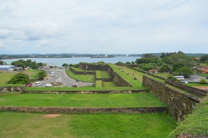 The ramparts - or walls - of the colonial fort in Galle, a great step back in history
