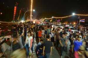 The Loy Krathong street party in Chiang Mai is crazy fun