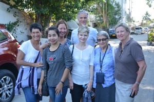 Sister Joan with a group of volunteers who support her on many worth causes