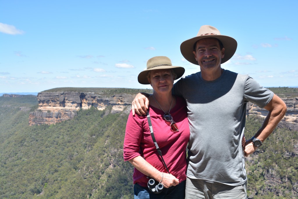 Pausing to take in the majestic views at Kanangra Walls