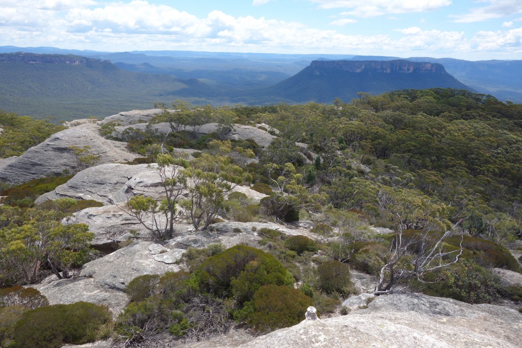 Views from the Nipple - a commanding rock formation provided us with the ultimate 360 degree views