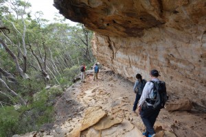 A long overhang along a cliff line gives us a sense of timelessness