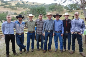 The ranch brings out the cowboy in all of us, including this group of brothers, sons, nephews and in-laws