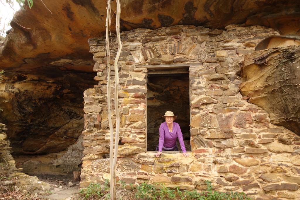 Julie and I spent a night at the historic Hydro Majestic Hotel in the Blue Mountains and enjoyed a walk near it - including this old Cave House built into an overhang