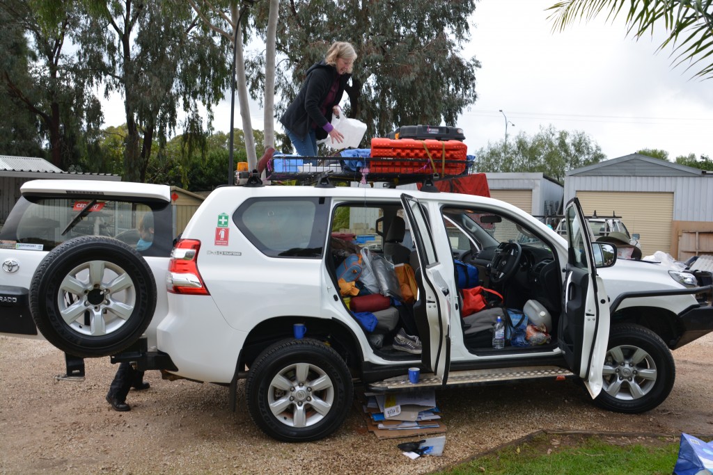 How's this all going to fit? Packing on the first morning of any trip is a bit of a challenge