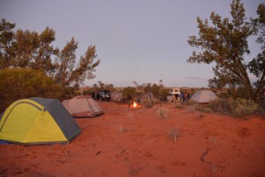 Our first bush camp - a beautiful spot 