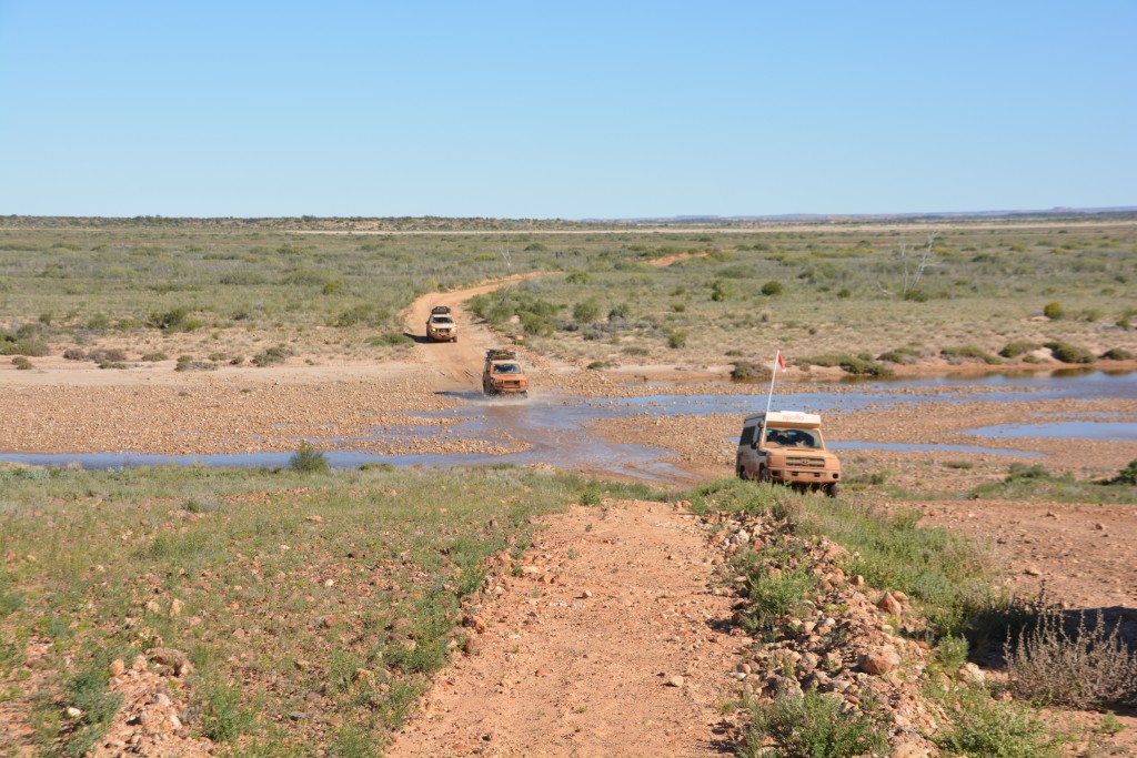 A river with clear blue - and slightly salty - water is a rare sight