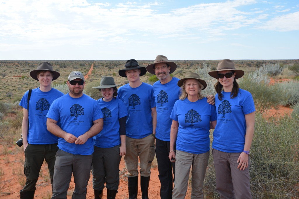 A family that dresses together drives together - Will and Gemma surprised the family with team T-shirts before the trip