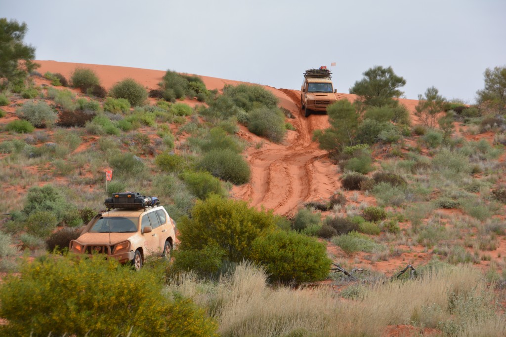 As the lead vehicle we saw most of the vehicles coming down the back side but missed most of the fun as they tried to get up the front