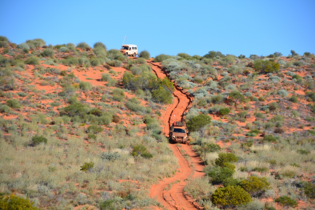 Some of the sand dunes were quite big and presented new challenges going up and over