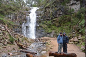 A waterfall in the lower Grampians - no surprise it was roaring