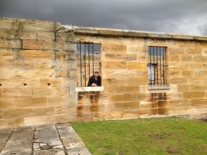 Let me outta here! Exploring one of the original buildings constructed by the convicts in the 1840's