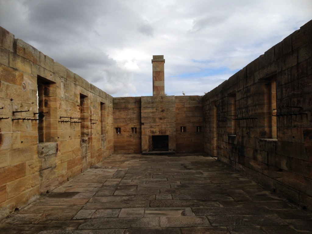 The convicts built their own accommodation on Cockatoo Island and they've stood the test of time