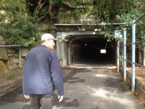 The island also has a number of long tunnels that provide a short cut for workers and an air raid shelter that was never needed