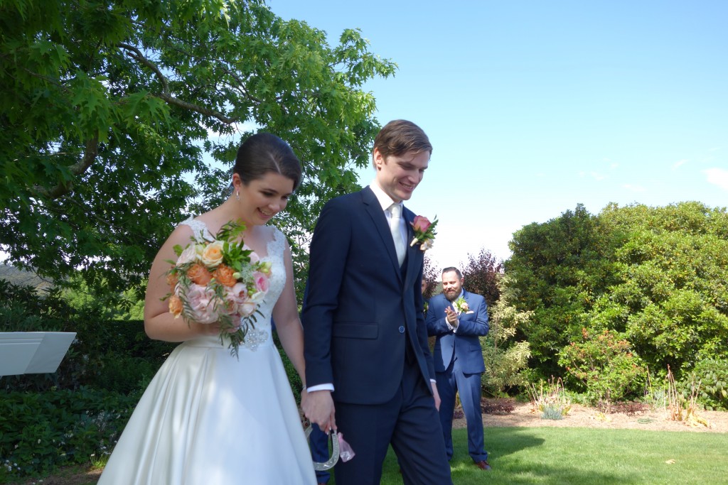 There was nary a dry eye in the garden after one of the most beautiful ceremonies in a long time