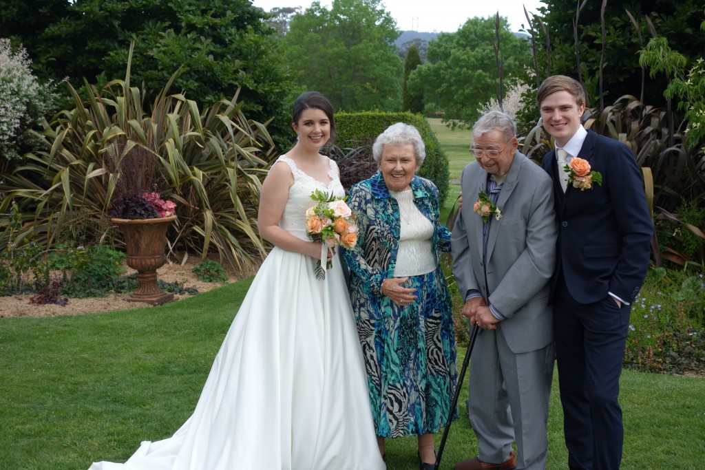 Will's grand parents from California made the long trip for the big day and it was a special treat to have them there