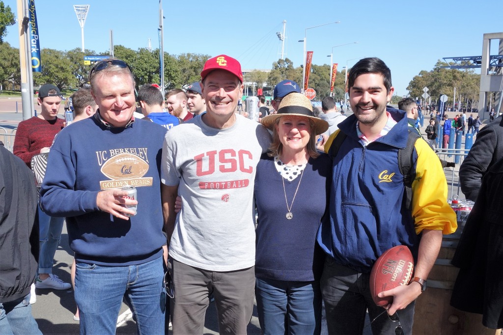 We also had the rare treat of a US college football game in Sydney which gave my old mate Len and myself a good excuse to catch up