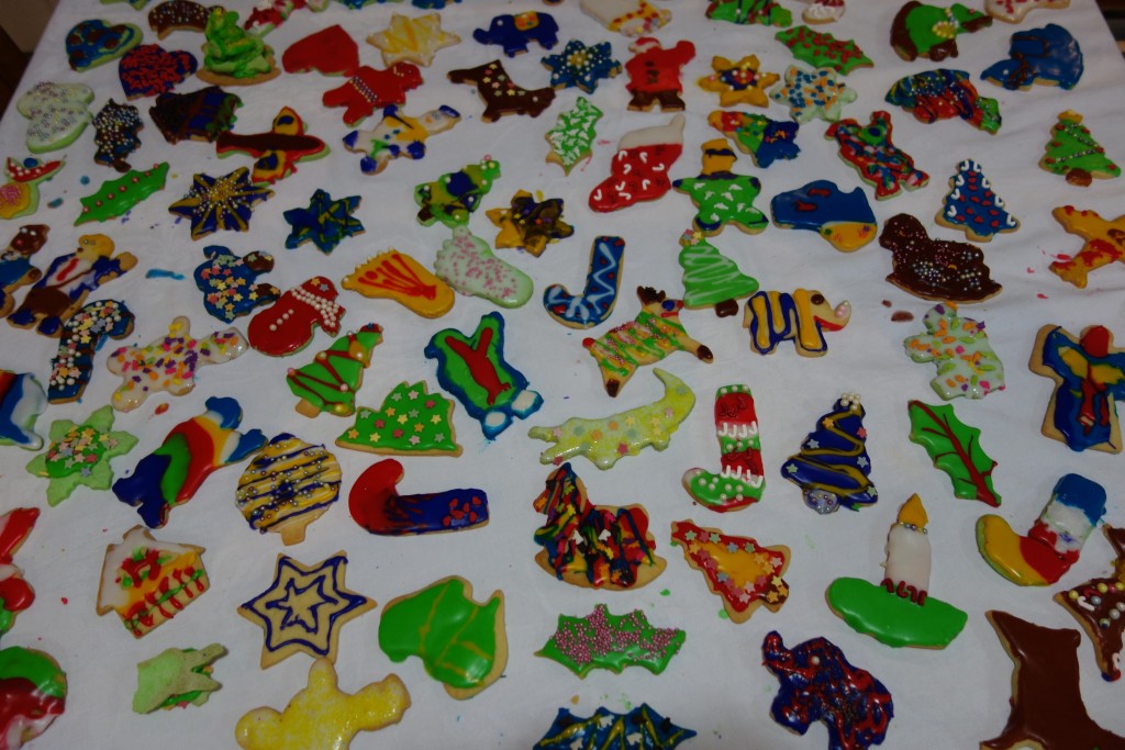 Christmas saw the annual highlight of making Christmas cookies - the quality is 