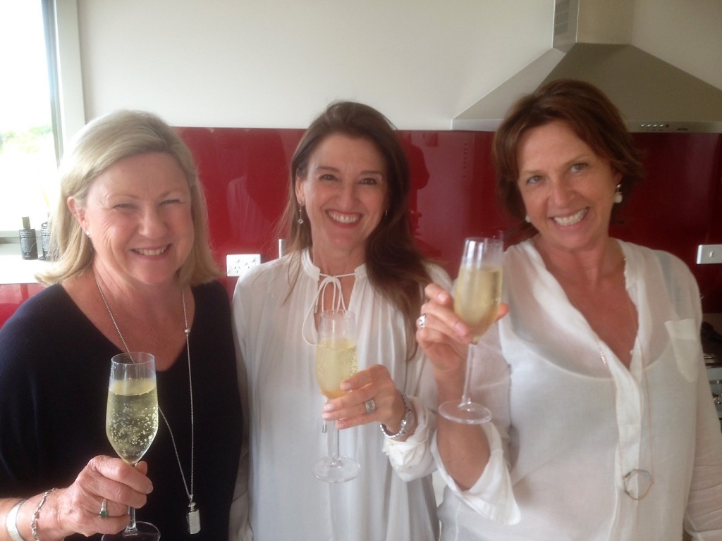 The girls only drink champagne on King Island