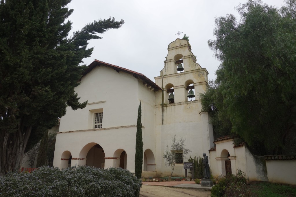 The beautiful mission at San Juan Bautista in central California -established in 1797