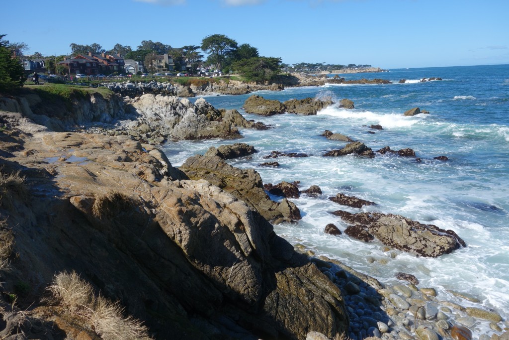 The dramatic coastline of the town of Pacific Grove was a beautiful place to spend the afternoon