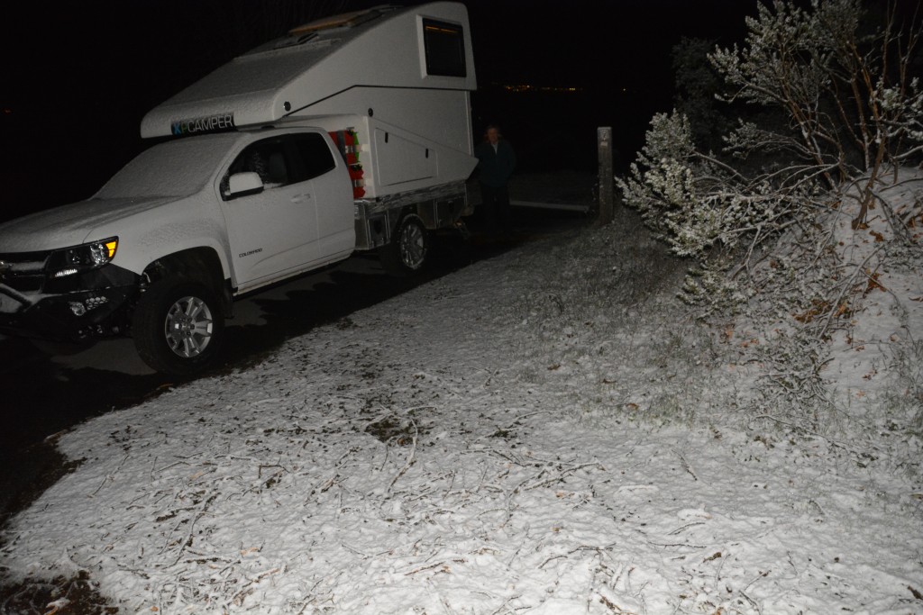 This night would have been a lot different in our old camping style of living outdoors