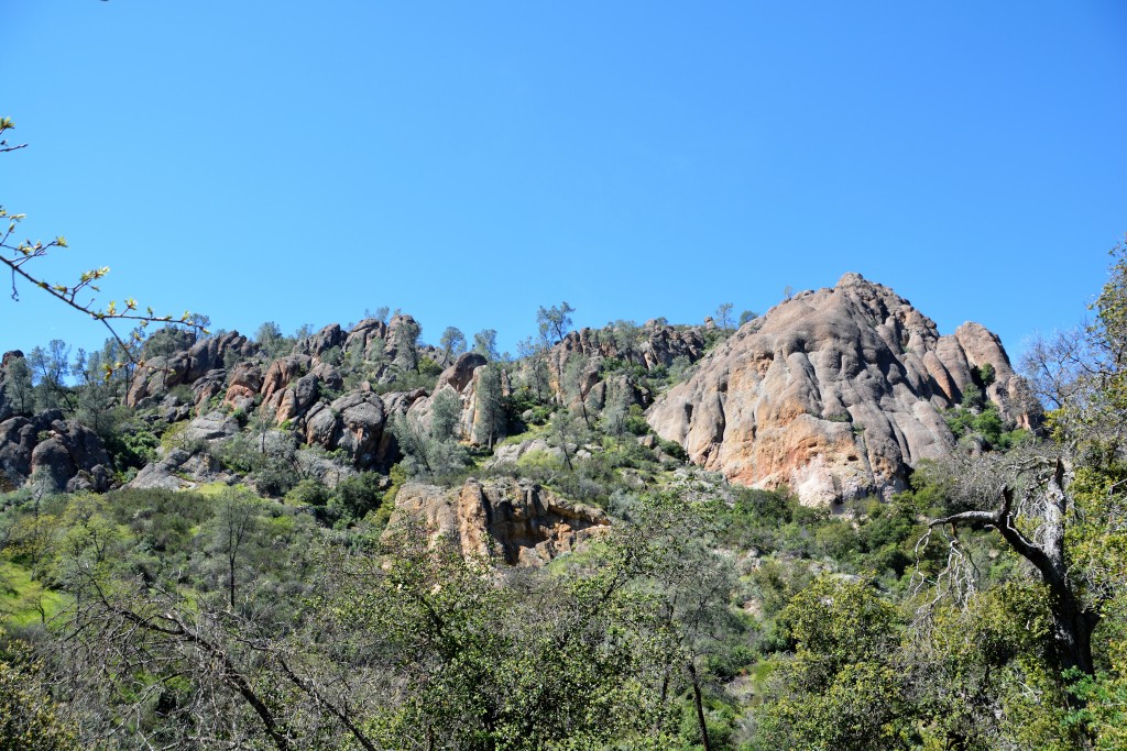 The Pinnacles from a distance - a majestic skyline