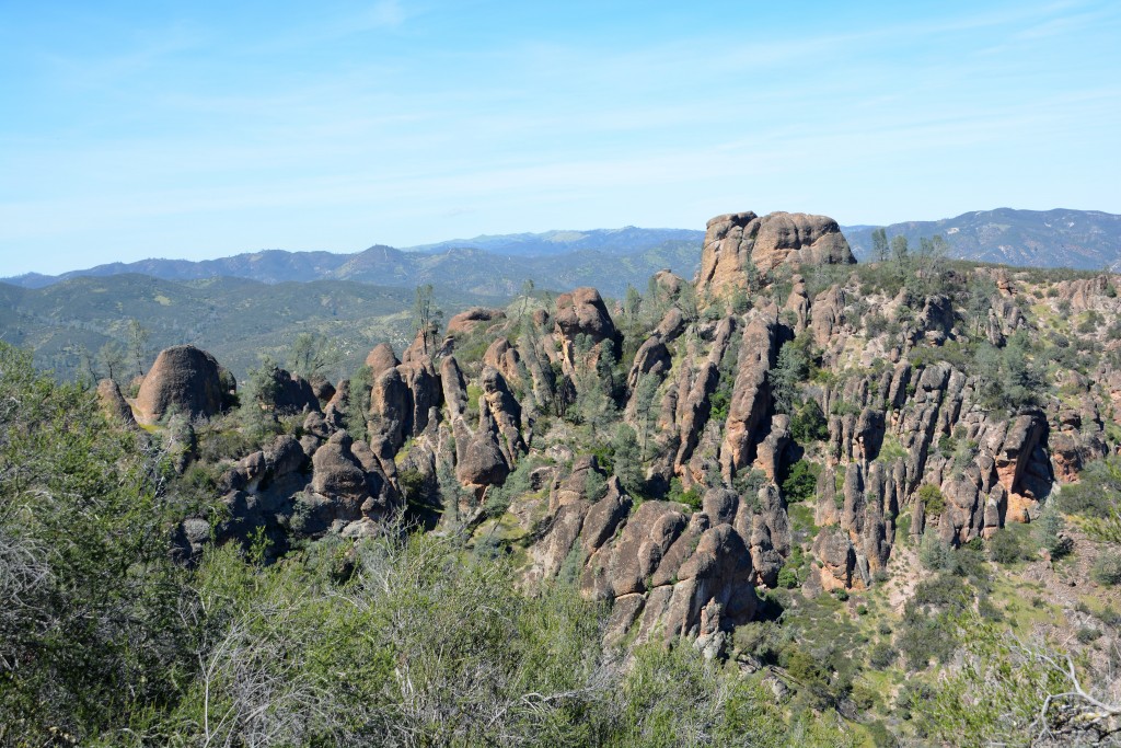 The Pinnacles were fabulous from all directions and the light changed on them as the afternoon went by