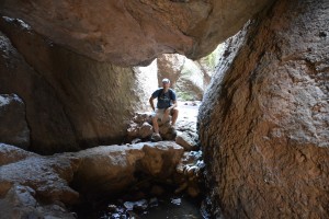 We had not idea what to expect from entering this cave - and it was the full dark, small, damp experience