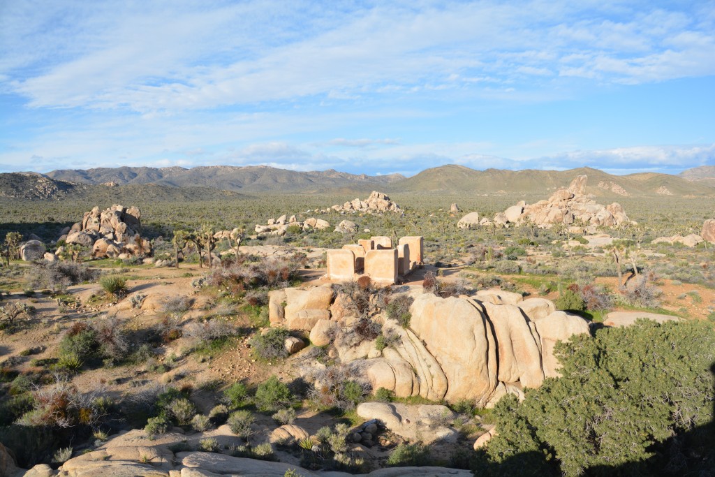 The remains of the Ryan Ranch in early morning light - a magnificent setting unless you had to live there 100 years ago