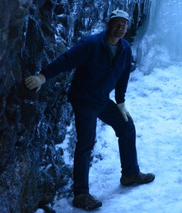 Julie came up with me to the falls the next morning - very cool